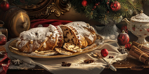 Stollen on the table