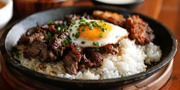 Tapsilog on the table