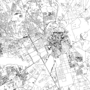 3D illustration of city and urban in Marrakesh Morocco