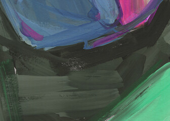 abstract background colored grunge texture chaotic brush strokes and paint brushes