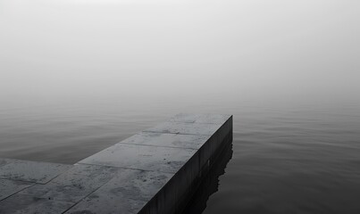 A minimalist depiction of emptiness or a void symbolizing the absence of peace of mind