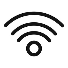 High-Speed Wifi Signal Icon for Fast Internet Connectivity