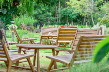 Obraz premium panoramic background of high mountain scenery, overlooking the atmosphere of the sea, trees and wind blowing in a cool blur, spontaneous beauty