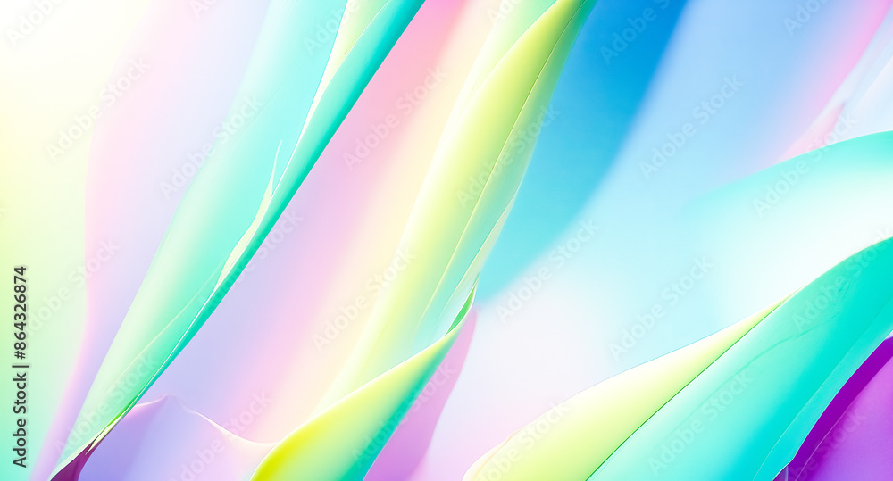 Poster abstract colorful background with curved lines