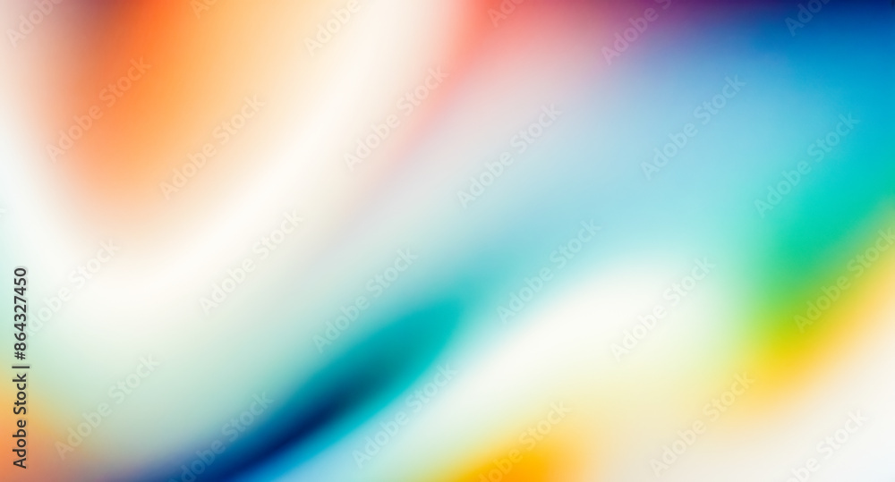 Poster abstract gradient background with colorful swirls