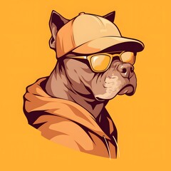 American Pit Bull Terrier mascot