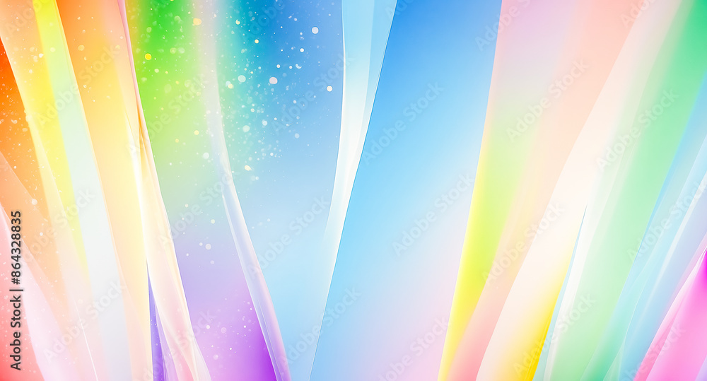 Poster abstract colorful background with glowing lines