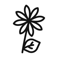 Vibrant Flower Icon Symbolizing Beauty and Natural Growth