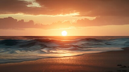 Golden Hour at the Beach