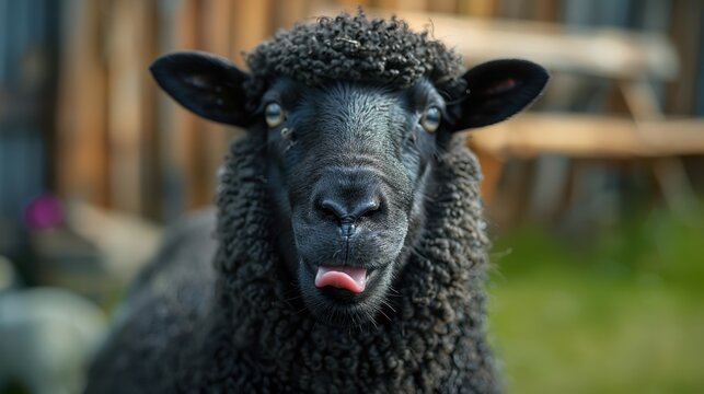 The black sheep portrait