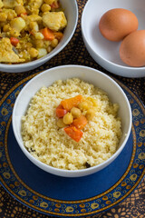 Cuscús marroquí con verduras