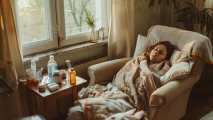 Doctor consulting with a patient in a hospital bed

