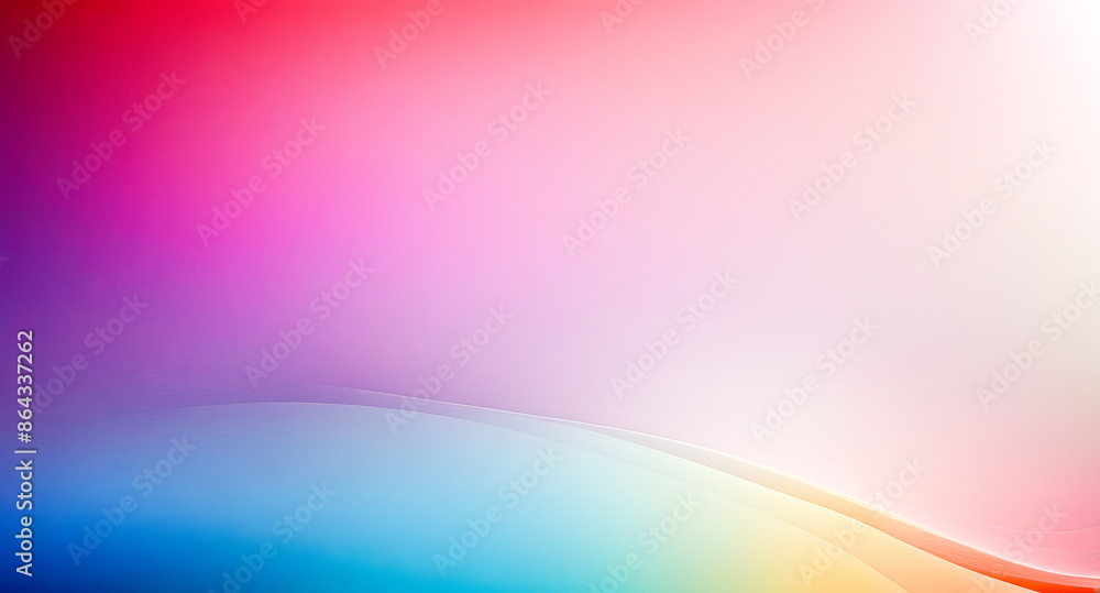 Poster abstract gradient background with curved lines