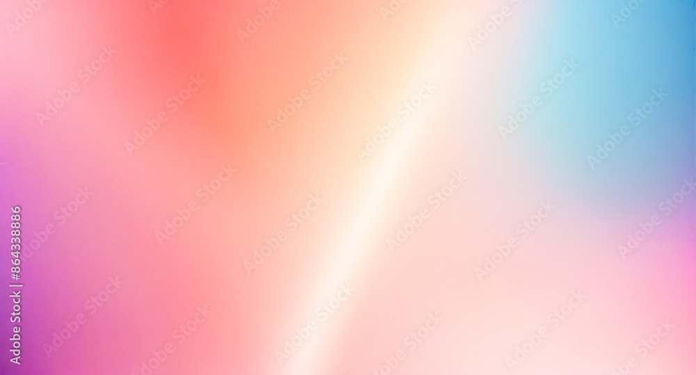 Aufkleber soft gradient background with a light flare