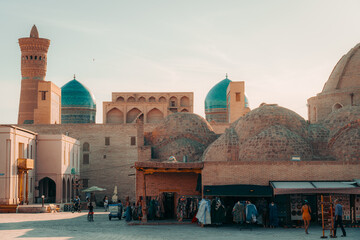 Old town area of Bukhara, Uzbekistan