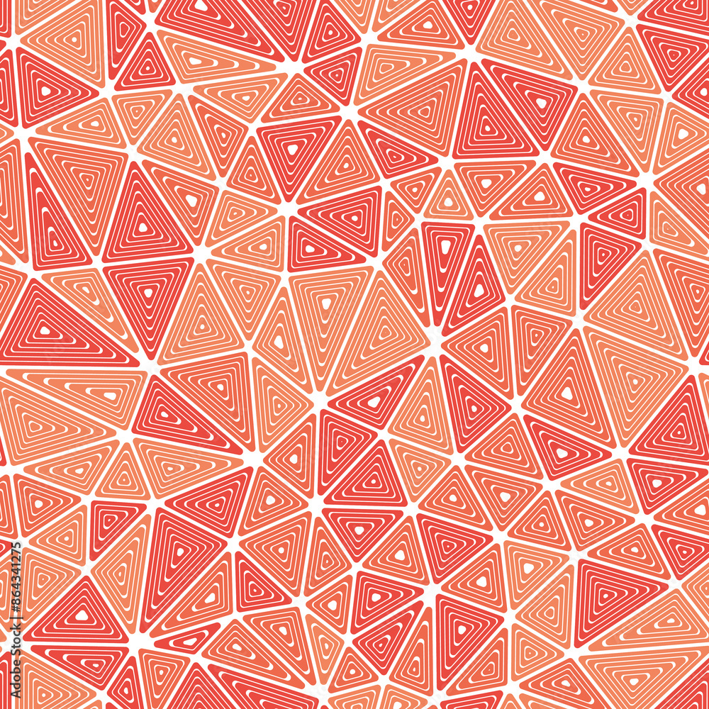 Poster triangles background design. medium triangles size. multiple repeated inner triangles. mono tone sty