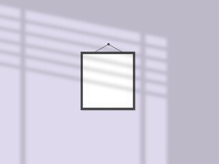 Blank wall frames mockup, concept of proposal and design phase of a product background