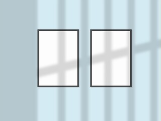 Frames mockup, concept of proposal and design phase of a product