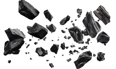 Falling rock transparent png