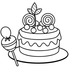 Sweet Treats Coloring Page For Kids Coloring Book