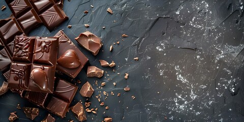 Embracing the worldwide appreciation for chocolate on World Chocolate Day. Concept World Chocolate Day, Cocoa Delights, Indulgent Treats, Sweet Temptations, Decadent Desserts