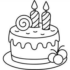 Sweet Treats Coloring Page For Kids Coloring Book