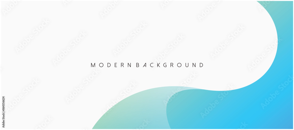 Poster abstract blue modern elegant design background