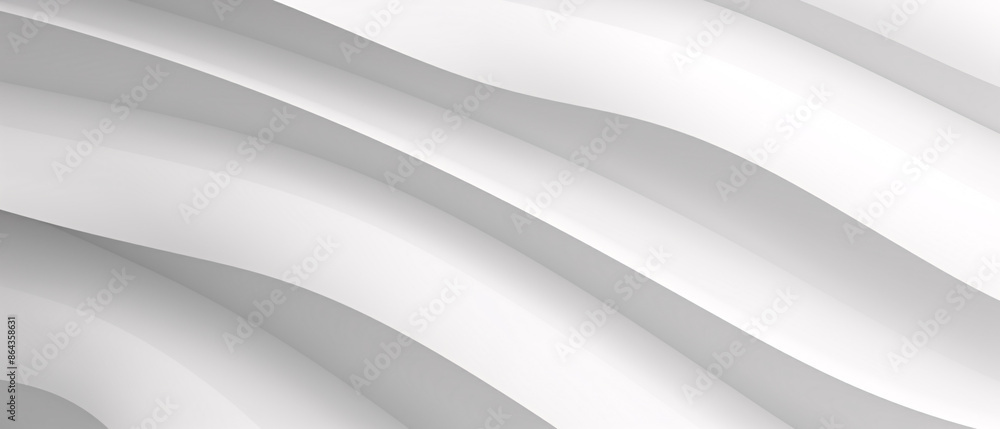 Poster white paper stripes abstract geometric motion design, dynamic and visually striking artwork