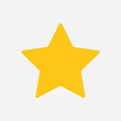 yellow star icon. golden star icon. Modern simple golden star.eps10