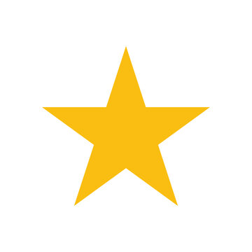 yellow star on white background. yellow star vector icon.
vector illustrator.