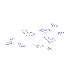 Flying bats line element