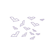 Flying bats line element