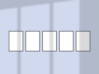 Empty photo frame for mockup minimal