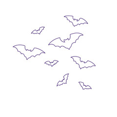 Flying bats line element