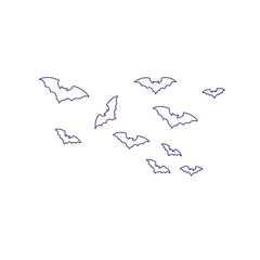 Flying bats line element