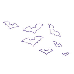 Flying bats line element