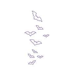 Flying bats line element