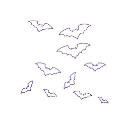 Flying bats line element