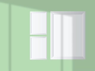 mockup empty mock up document template textured frame with shadow