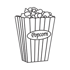 popcorn icon design