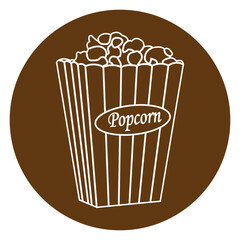 popcorn icon design