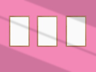 Minimal picture poster frame mockup