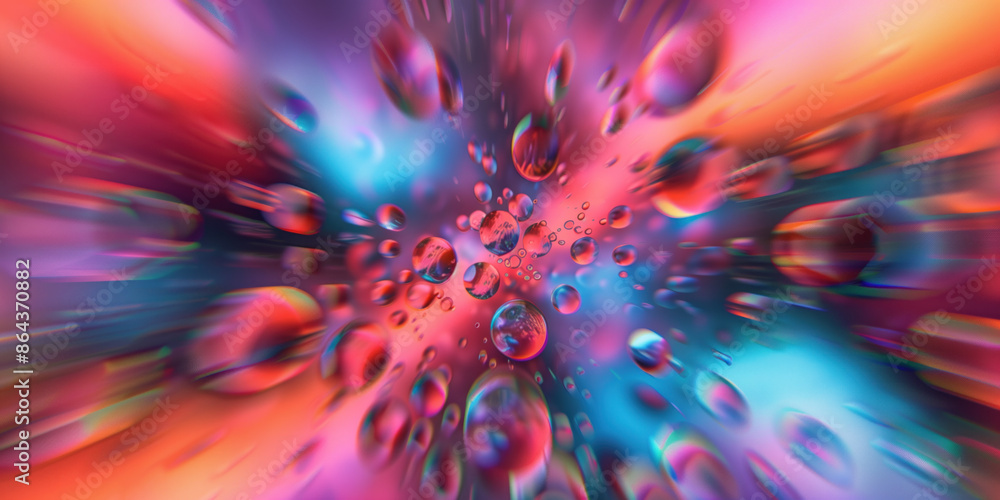 Poster abstract illustration of singularity concept. origin of life. space and science. background image. c