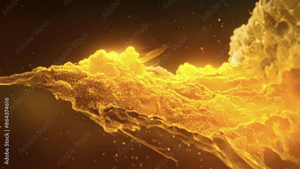 Poster dark field microscopy of a single endothelial cell showing the fine filaments and microvilli on its 