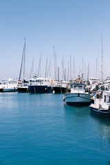 Obraz premium yachts in marina