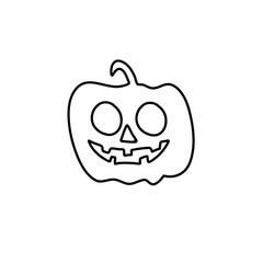 Pumpkin line icon