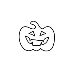 Pumpkin line icon