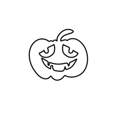 Pumpkin line icon