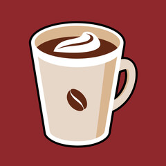       Coffee cup logo icon vector illustration.
