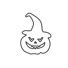 Pumpkin line icon